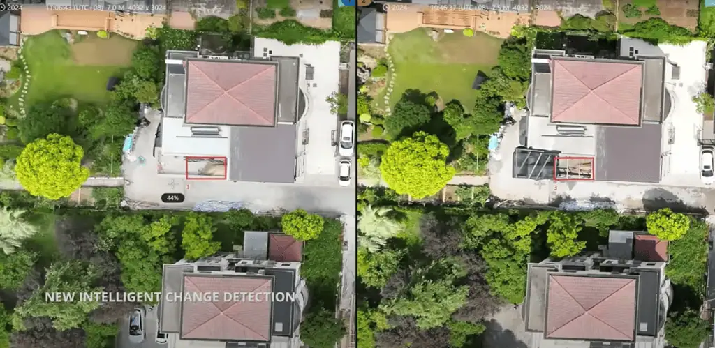 Änderungsdetektion DJI Dock 3 